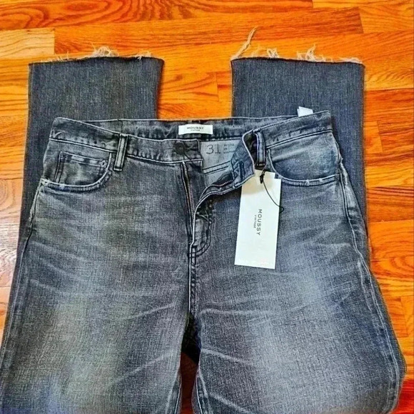 Moussy Vintage Jeans MV SENECA FLARE BLACK -NWT - Picture 8 of 16